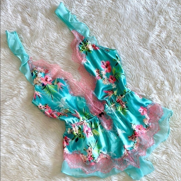 Victoria’s Secret Tropical Romper Teddy